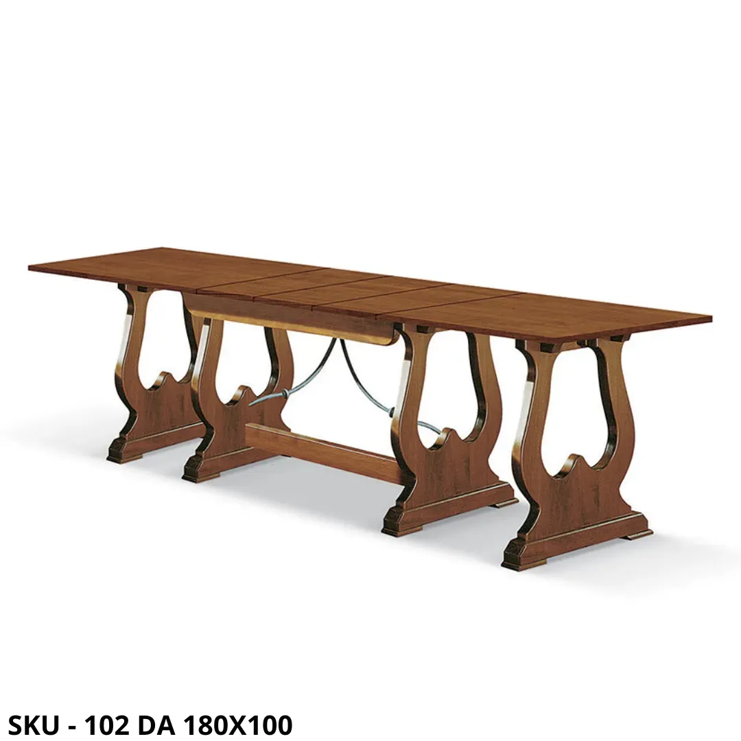 marca-design-shop-Tavolo-allungabile-in-legno-di-pioppo-noce-scuro -Arte-Povera-Stile-Classico-marcadesign–sku102