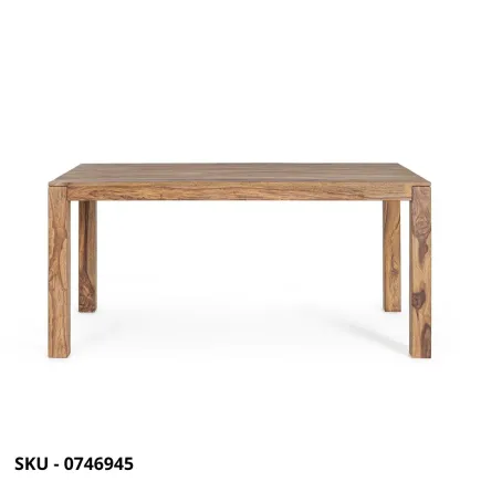 Tavolo Nartan, Fisso, in legno, finitura acrilica protettiva, - Stile Moderno - Contemporaneo - Made in Italy