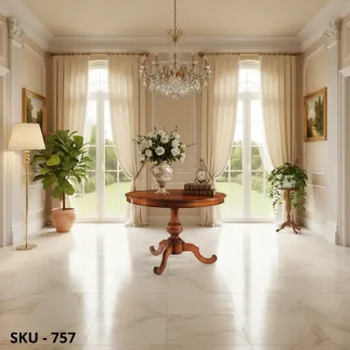 Tavolo rotondo allungabile, bianco opaco e noce scuro - Arte povera - Made in Italy - 100x100x76 cm e 120x120x76 cm