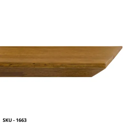 Tavolo fisso massello in rovere nodato con struttura in metallo – Stile Moderno - Contemporaneo
