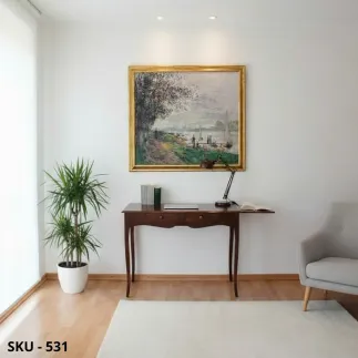 Scrivania arte povera, 2 cassetti