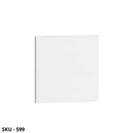 Set di 2 Ante Per Libreria personalizzabile, In Laminato Bianco Frassinato, Modello A Cubo - Stile Moderno – Contemporaneo
