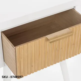 Cassettiera Charley in MDF con 1,2,3 o 5 Cassetti in Legno di Paulownia e Gambe in Pino – Stile Moderno – Made in Italy