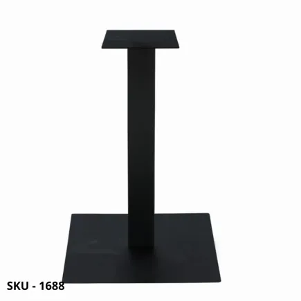 Set di 4 Basi per Tavolo Quadrate, in Metallo, Antracite, Bianco, Bronzo – Stile Moderno – Contemporaneo – Made in Italy