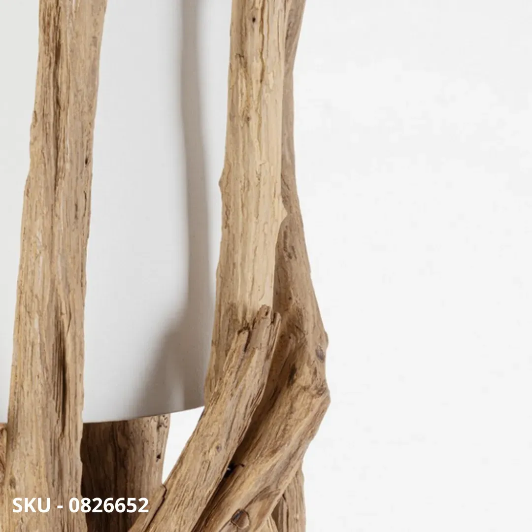 marca-design-shop-stile-moderno-stile-contemporaneo-Piantana Ace in Legno di Teak Riciclato con Paralume in Cotone
