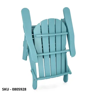 Poltrona Pieghevole Filadelfia in Legno di Acacia, Azzurro, Grigio, Verde, Naturale – Stile Moderno – Made in Italy