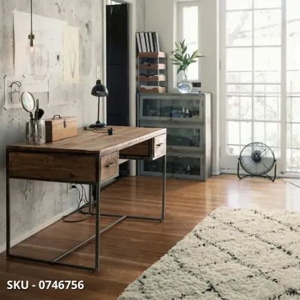 marca-design-shop-stile-moderno-stile-contemporaneo-Scrivania Elmer in Legno di Acacia Massello
