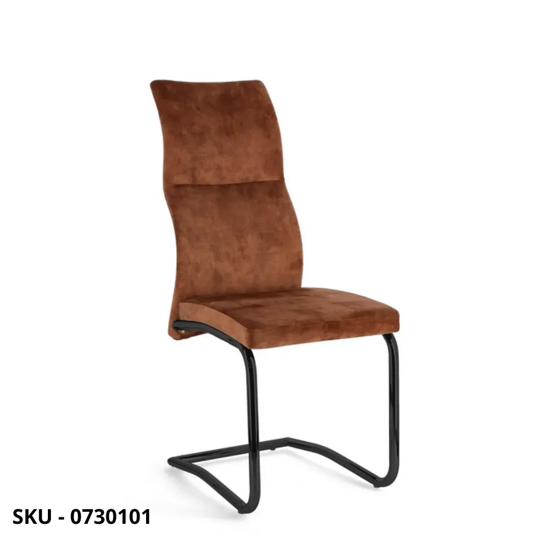 marca-design-shop-stile-moderno-stile-contemporaneo-Set di 4 Sedie Thelma a Slitta In Acciaio Verniciato Nero e cromato