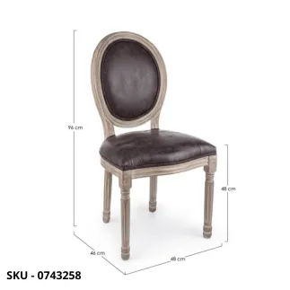 Set di 2 Sedie Mathilde In Legno Di Betulla Con Rivestimento In Tessuto  – Stile Moderno – Contemporaneo – Made in Italy