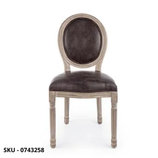 Set di 2 Sedie Mathilde In Legno Di Betulla Con Rivestimento In Tessuto  – Stile Moderno – Contemporaneo – Made in Italy