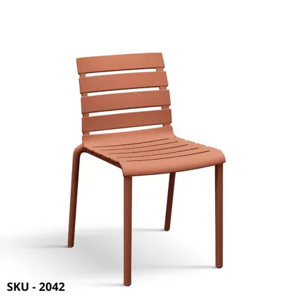 Set 6 Sedie in Polipropilene, resistenti ai raggi UV, Tortora, Grigio, Sabbia, Arancione, Nero e Verde – Stile Moderno