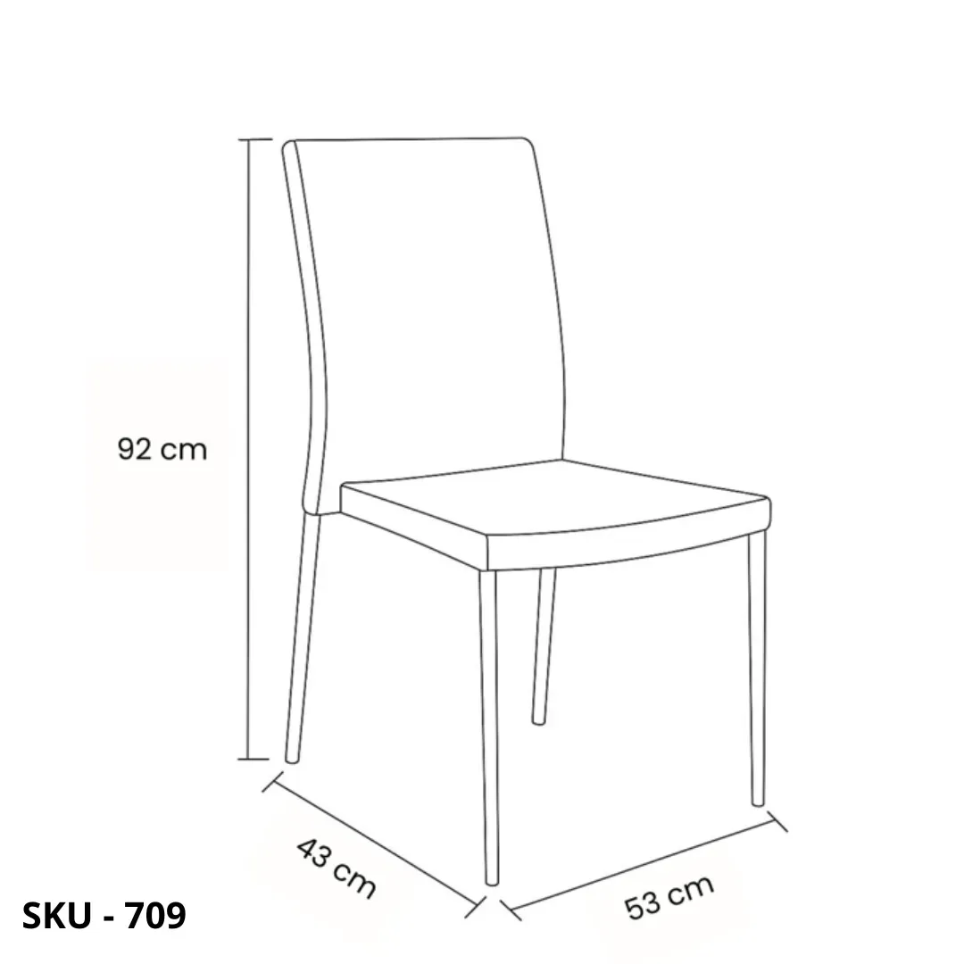 marca-design-shop-stile-moderno-stile-contemporaneo-Set di 4 Sedie Imbottite con Rivestimento in Ecopelle