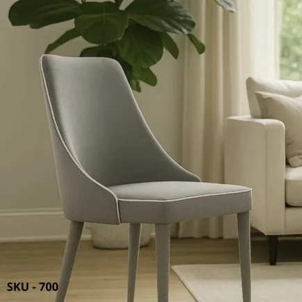 marca-design-shop-stile-moderno-stile-contemporaneo-Set di 4 Sedie con Struttura in Metallo Rivestita in Tessuto