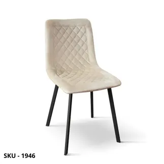 Set di 4 Sedie in Velluto, Beige, Azzurro, Rosa, Grigio e Verde – Stile Moderno – Contemporaneo – Made in Italy