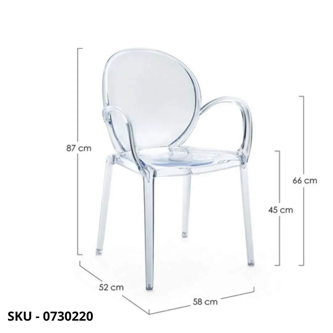marca-design-shop-stile-moderno-stile-contemporaneo-Set di 4 Sedie Camilla in Policarbonato con Braccioli