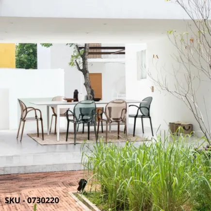marca-design-shop-stile-moderno-stile-contemporaneo-Set di 4 Sedie Camilla in Policarbonato con Braccioli