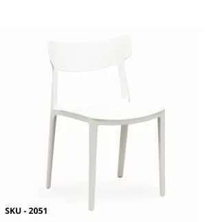 Set di 2 Sedie in Polipropilene, Verde, Bianco, Grigio e Nero – Stile Moderno – Contemporaneo – Made in Italy – 51,5x48x78,5h cm