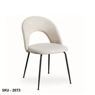 Set di 4 Sedie da Pranzo Imbottite in Velluto Grigio o Beige con Gambe in Metallo Nero – Stile Moderno - Contemporaneo