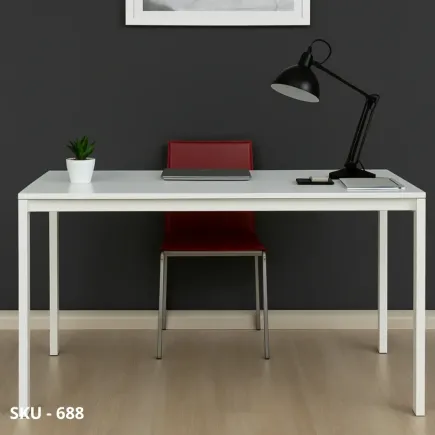 Tavolo moderno allungabile bianco frassinato con struttura in metallo laccata bianca – Stile contemporaneo – Made in Italy