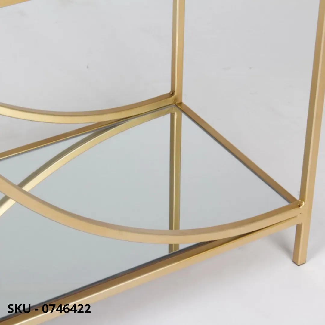 marca-design-shop-stile-moderno-stile-contemporaneo -  Libreria Elenor bassa con Ripiani in Vetro e Struttura in Acciaio