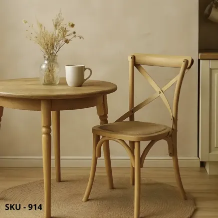 Set di 2 Sedie Naturali in Legno nero, bianco o naturale con Sedile in Rattan – Stile Rustico – Contemporaneo – Made in Italy