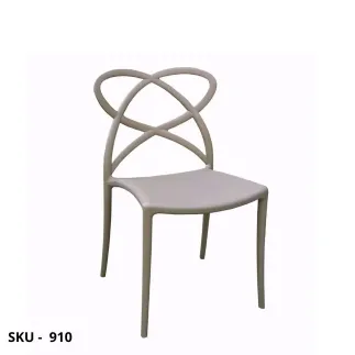 Set di 4 Sedie Impilabili in Polipropilene, Bianco, Verde, Grigio Caldo – Stile Moderno – Contemporaneo – Made in Italy