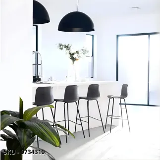 marca-design-shop-stile-moderno-stile-contemporaneo-Set di 2 Sgabelli Fissi Kyra con Gambe in Acciaio