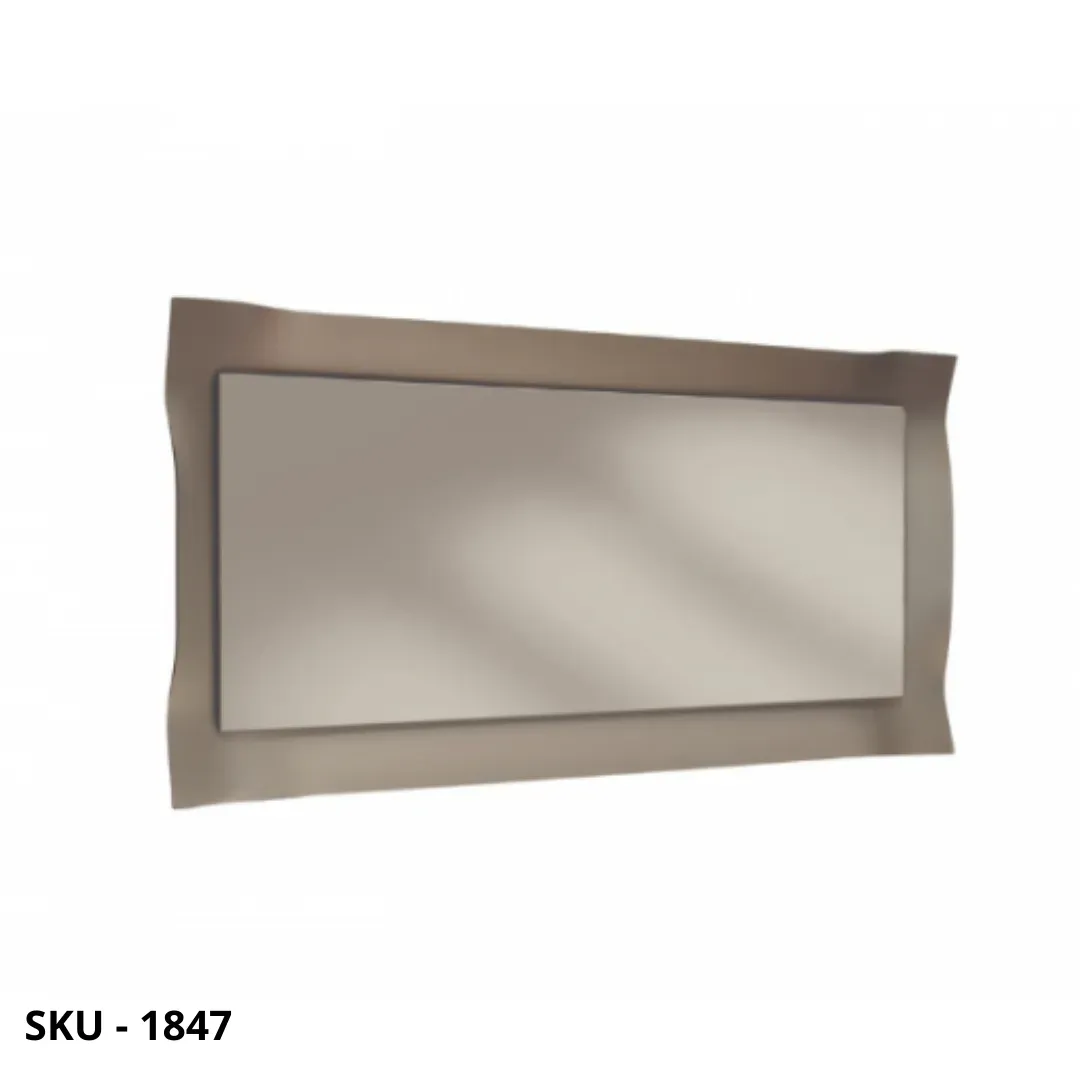marca-design-shop-stile-moderno-stile-contemporaneo-Specchio da Parete Rettangolare con Cornice in Vetro Bronzo Fumé