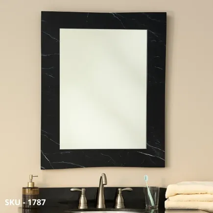 marca-design-shop-stile-moderno-stile-contemporaneo-Specchio da Parete Rettangolare con Cornice in Vetro Effetto Marmo