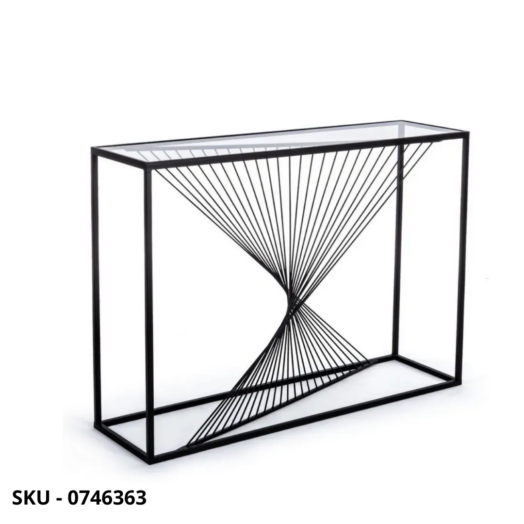marca-design-shop-stile-moderno-stile-contemporaneo-Consolle Espiral Struttura in Acciaio Verniciato Nero