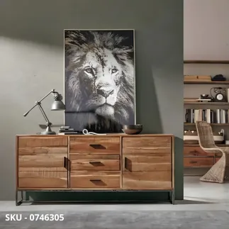 marca-design-shop-stile-moderno-stile-contemporaneo-Credenza Elmer in Legno d'Acacia con Piedini in Acciaio