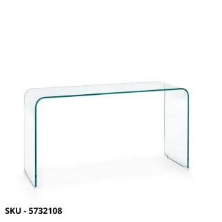 Consolle Rettangolare Iride in Vetro non temperato – Stile Moderno – Contemporaneo – Made in Italy