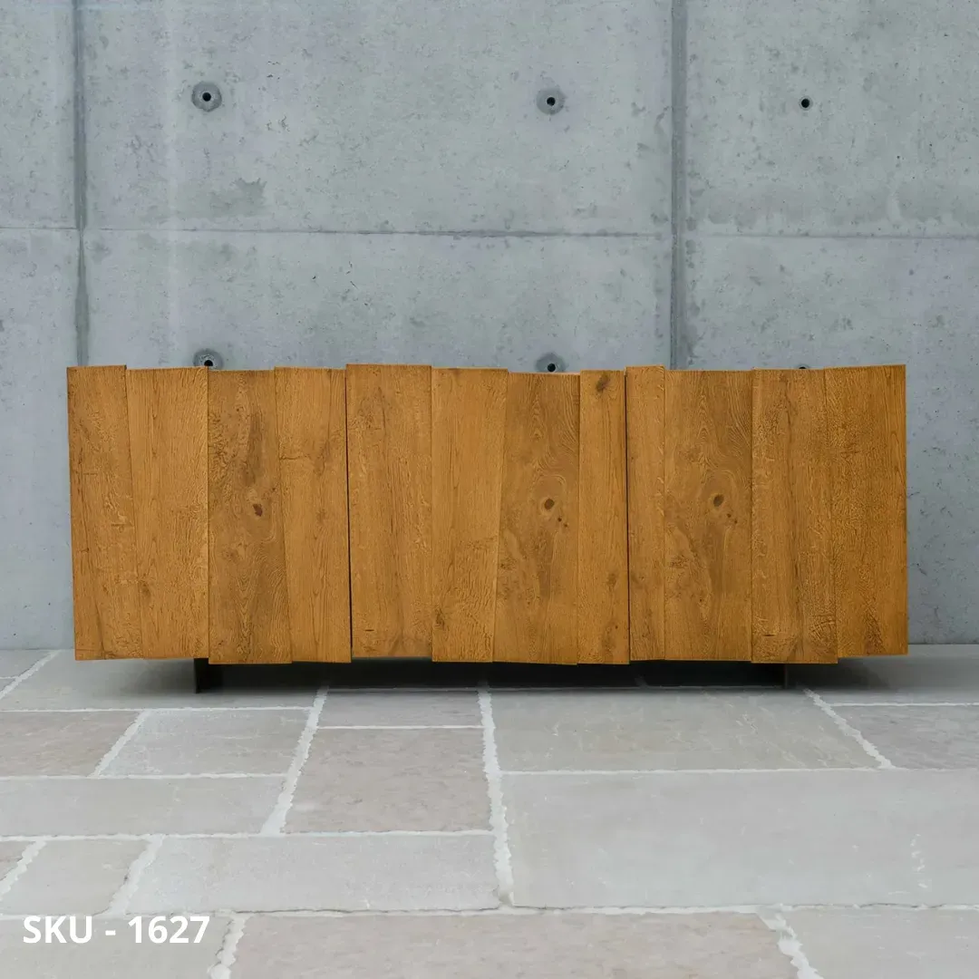 Credenza 3 Ante Rovere e Ferro Moderno - Marca Design Shop