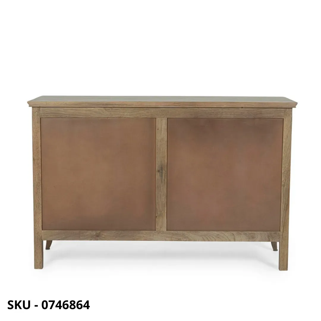 marca-design-shop-stile-moderno-stile-contemporaneo-Cassettiera Domitille in Legno di Mango con 6 Cassetti