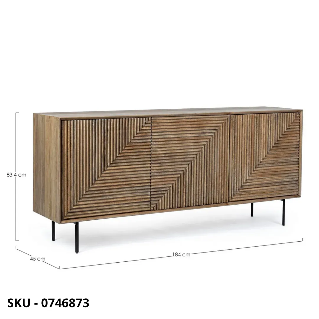 marca-design-shop-stile-moderno-stile-contemporaneo-Credenza Darsey in Legno di Mango con Gambe in Acciaio