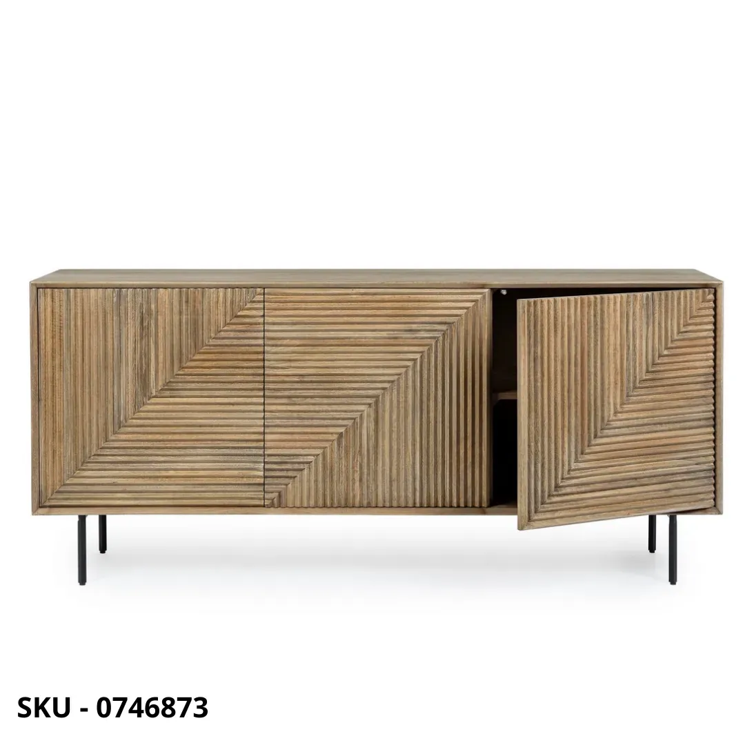 marca-design-shop-stile-moderno-stile-contemporaneo-Credenza Darsey in Legno di Mango con Gambe in Acciaio