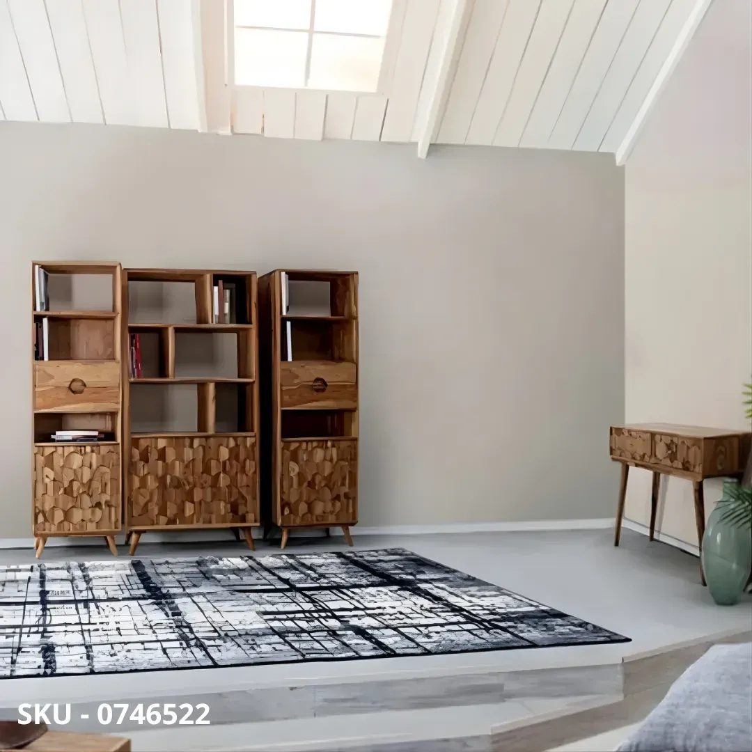 marca-design-shop-stile-moderno-stile-contemporaneo-Libreria Kant in Legno Sheesham con Schienale in Compensato