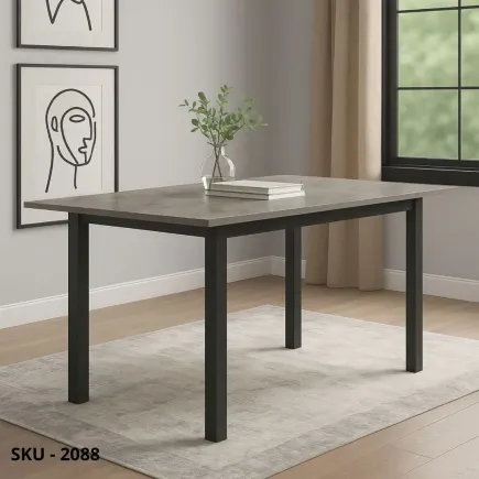 marca-design-shop-stile-moderno-stile-contemporaneo-Tavolo Allungabile in Nobilitato e Gambe in metallo – Stile Contemporaneo