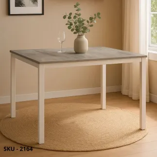 Tavolo Allungabile in Nobilitato e Gambe in metallo – Stile Contemporaneo – Made in Italy
