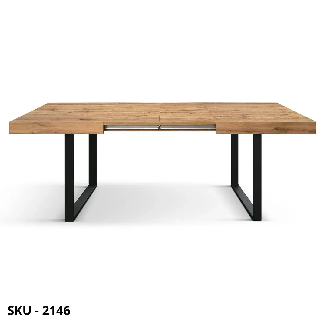 marca-design-shop-stile-moderno-stile-contemporaneo-Tavolo Allungabile – Piano in Nobilitato Grigio Cemento