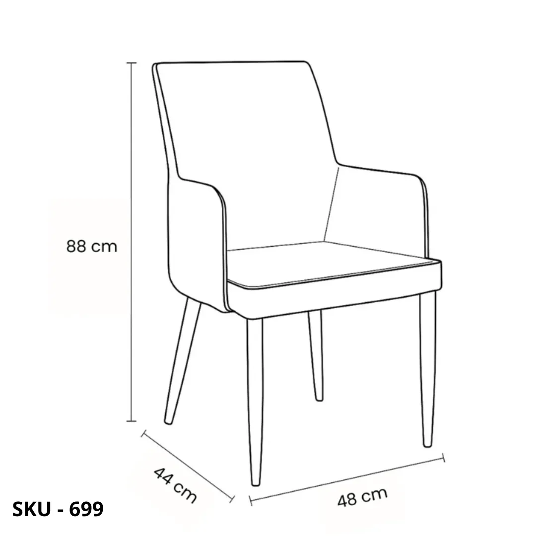 marca-design-shop-stile-moderno-stile-contemporaneo-Set di 4 Sedie Imbottite