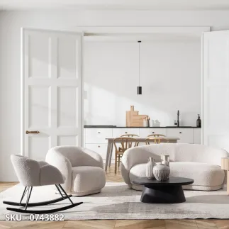 marca-design-shop-stile-moderno-stile-contemporaneo-Poltrona Tecla In Bouclé