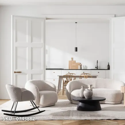 marca-design-shop-stile-moderno-stile-contemporaneo-Poltrona Tecla In Bouclé