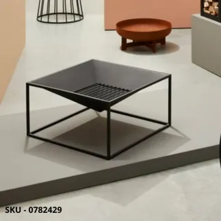 marca-design-shop-stile-moderno-stile-contemporaneo-Braciere Illinois in Acciaio Verniciato a Polvere