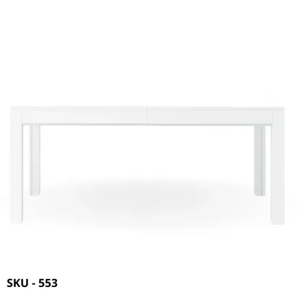 Tavolo allungabile, rovere grigio materico, bianco frassinato – Stile Moderno - Contemporaneo – Made in Italy