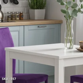 Tavolo allungabile, rovere grigio materico, bianco frassinato - Stile Moderno - Contemporaneo - Made in Italy
