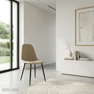 marca-design-shop-stile-moderno-stile-contemporaneo-Set di 4 Sedie in Ecopelle con Struttura in Metallo