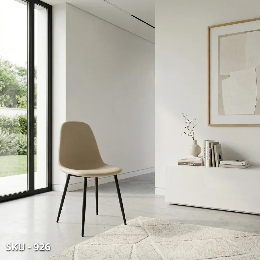 marca-design-shop-stile-moderno-stile-contemporaneo-Set di 4 Sedie in Ecopelle con Struttura in Metallo