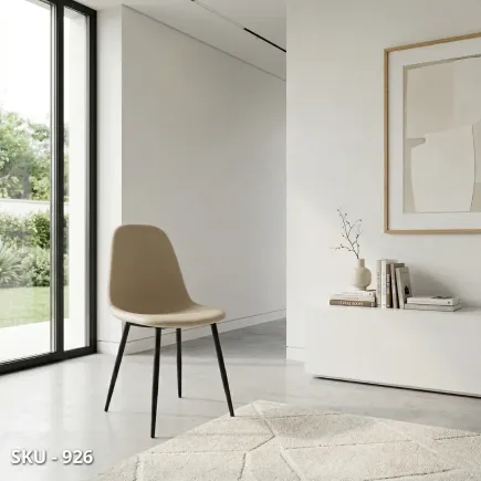 marca-design-shop-stile-moderno-stile-contemporaneo-Set di 4 Sedie in Ecopelle con Struttura in Metallo