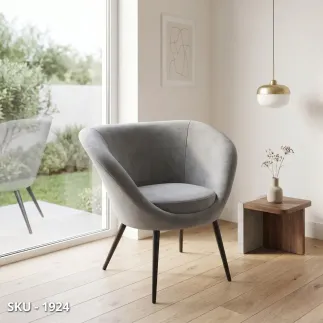 marca-design-shop-stile-moderno-stile-contemporaneo-Poltrona con struttura in Metallo con Rivestimento
